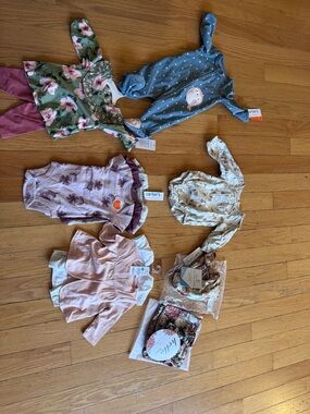 NWT Carter's Baby Girl Matching Sets - Pink, Mauve, Green, Blue, Cream